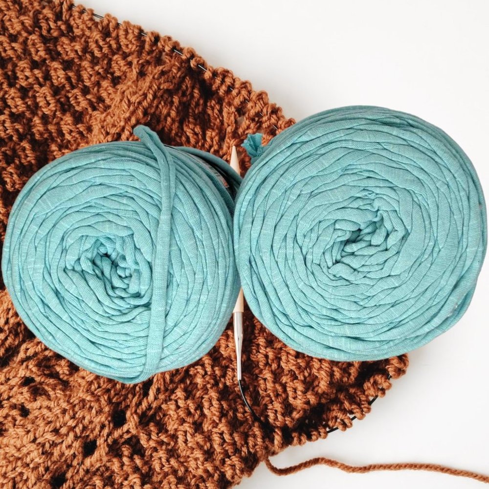 Lion Brand Fettuccini Yarn Bundle of 2 , 20.6oz Lot #60a - Picture 5 of 7